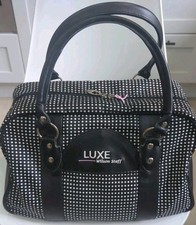 Wilson Staff Golf Luxe Polka Dot Black & White Practice Kit Bag Retro VGC