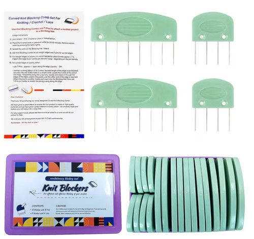 20pcs knit blockers pins kit - pins,