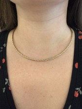 Sterling silver twisted omega - sterling,