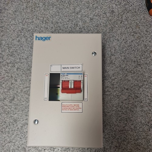 Hager consumer unit - consumer, 63a