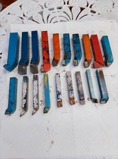 JOB LOT OF CARBIDE TIPPED LATHE TURNING TOOLS.