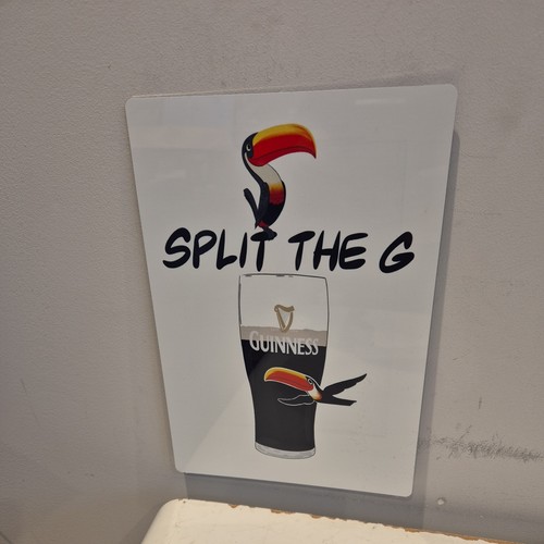 Guinness split the metal - guinness,