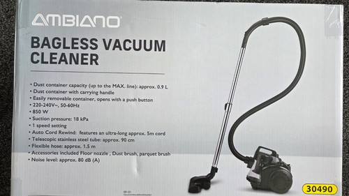 Ambiano bagless canister - ambiano,