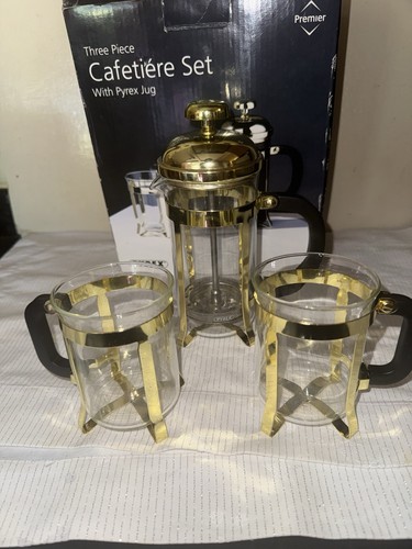 Vintage pyrex gold - pyrex, cafetière