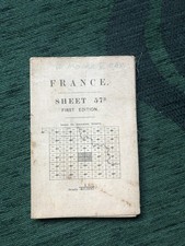 WW1 MAP -1916 -FRANCE -SHEET