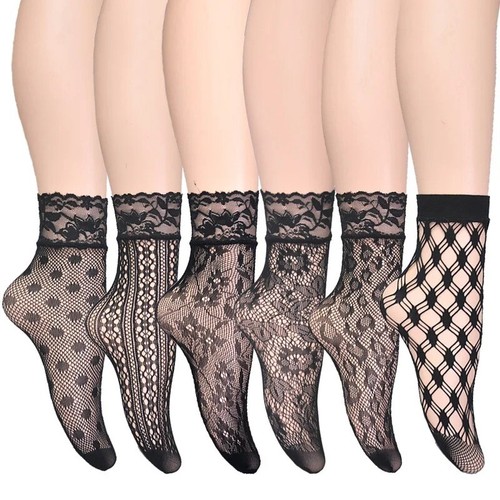 Pairs womens fishnet socks - womens,