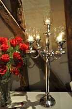 HIRE ONLY 50 X 80cm Silver Candelabras Wedding Bride Event free delivery/set up