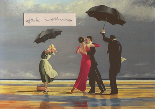 Jack vettriano signed 12x8 - jack,