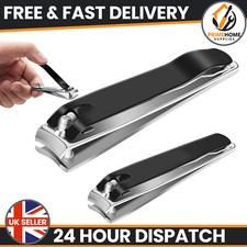 2x Toe Nail Clippers Cutters Large Heavy Duty Trimmer Nipper Finger Effortless