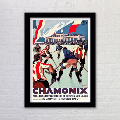 Chamonix french vintage travel - french,