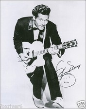 CHUCK BERRY Signed Photograph - Guitarist / Singer / Songwriter 10"x8" reprint