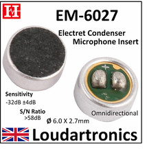6027 electret condenser - em-6027,
