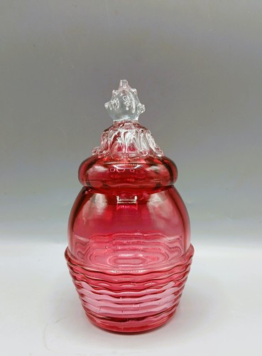 Antique cranberry glass - antique,