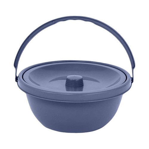 Commode portable with lid - with,