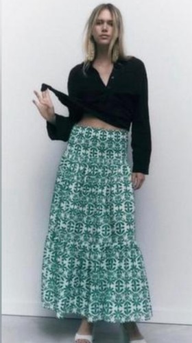 Zara long embroidered maxi - embroidered,