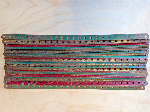 Vintage meccano perforated - vintage,