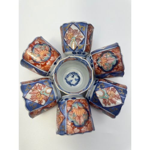 7pc japanese imari porcelain - imari,
