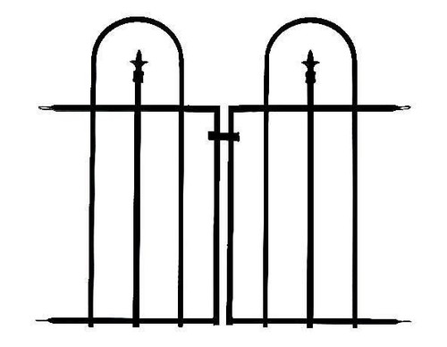 Triple arch finial - triple, gate