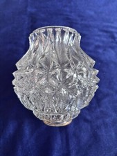 VINTAGE GLASS DANISH STYLE LIGHTSHADE RETRO MID CENTURY 1960'S Lampshade Lamp