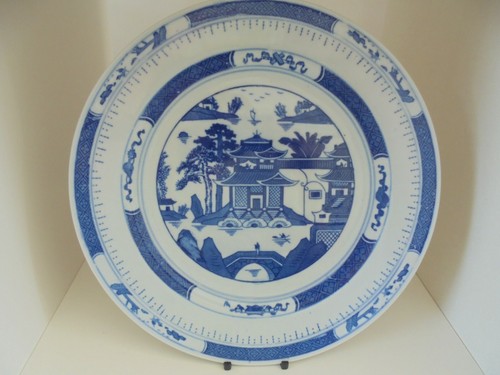 Chinese willow pattern - willow, dinner