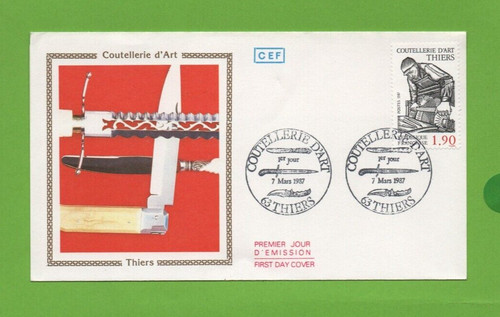 Fdc 1987 art cutlery - fdc,