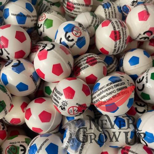 Rgb football bouncy balls - rgb,
