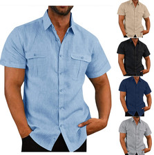 Men's cotton and linen
