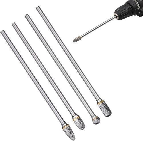 4pcs carbide burr set - carbide,