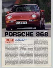 1991 Old Car Magazine Print Ad