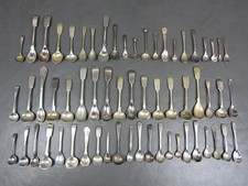 Job lot 60 silver plated salt