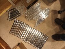 Market Stall Brackets. 2 Types. Heavy Duty Steel/Chrome Plated. In VG Condition.