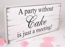 Wedding Cake Sign Vintage