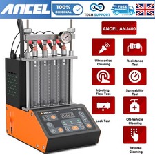 ANCEL ANJ400 Auto Car Ultrasonic Fuel Injector Cleaner Tester Leak Test Machine