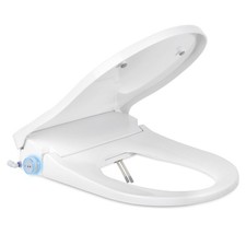 Non Electric Bidet Toilet Seat Manual Washing Side Knob Control Soft Closing
