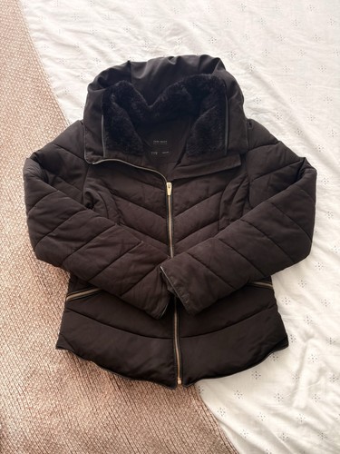 Zara black fitted quilted - black,