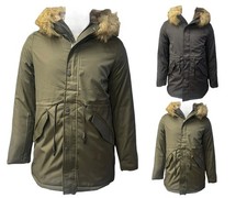 Men's Faux Fur Lined Hooded