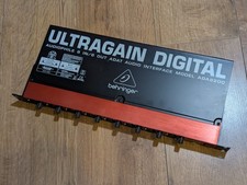 Behringer ADA8200 audiophile 8-in/8-out ADAT audio interface Midas mic preamps