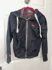 Superdry orange label zip up