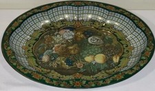 Vtg Oval Daher Decorated Ware