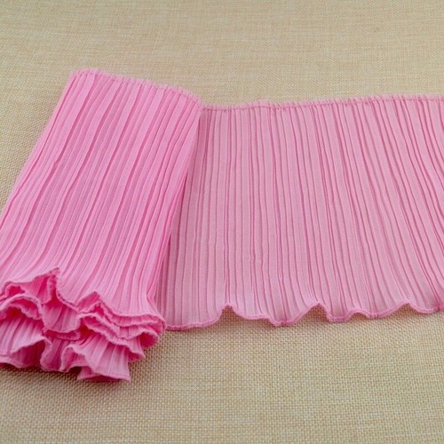 Chiffon pleated ruffle - pleated, edge