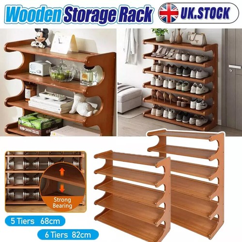 Tier wooden shoe rack - tier,