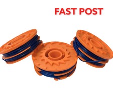 3 x Spool & Line For QUALCAST