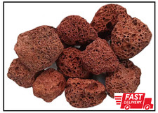 10 Pack Aquarium Red Lava Rock