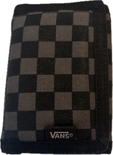 Vans trifold wallet - black, gray
