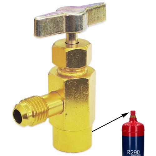 Left hand bottle adaptor - bottle, valve