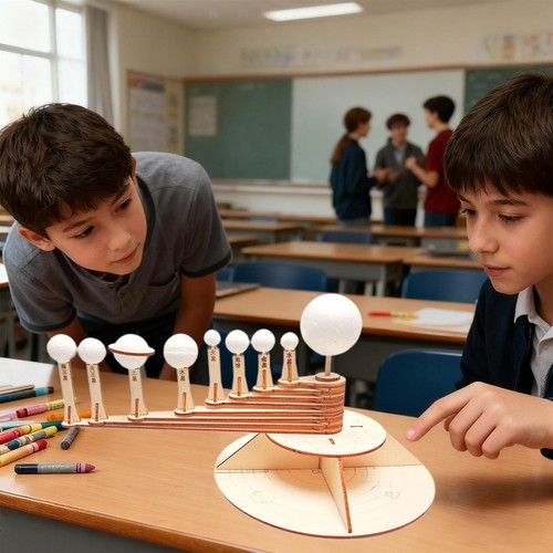Wood building block kit - building,
