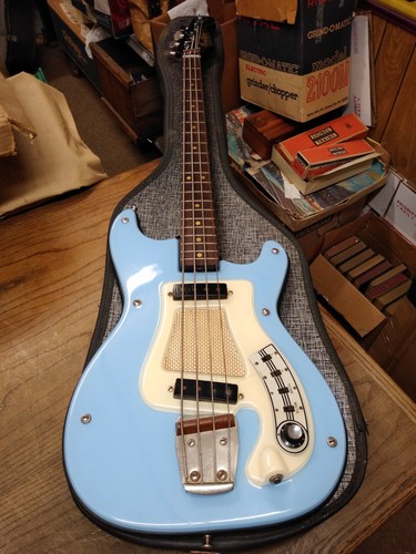 Vtg 1960 hagstrom electric 4 - hagstrom,