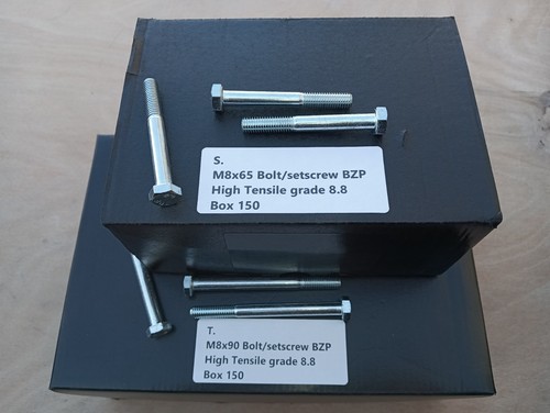 Bolts setscrews bzp - bolts/setscrews,