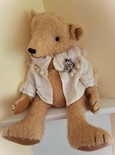 Magnificent Rukan! L/E One of one Nadia Jacobs/Nadja Bears mohair large bear 21"