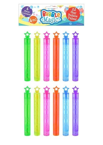 Tiny neon bubble tubes - neon, star